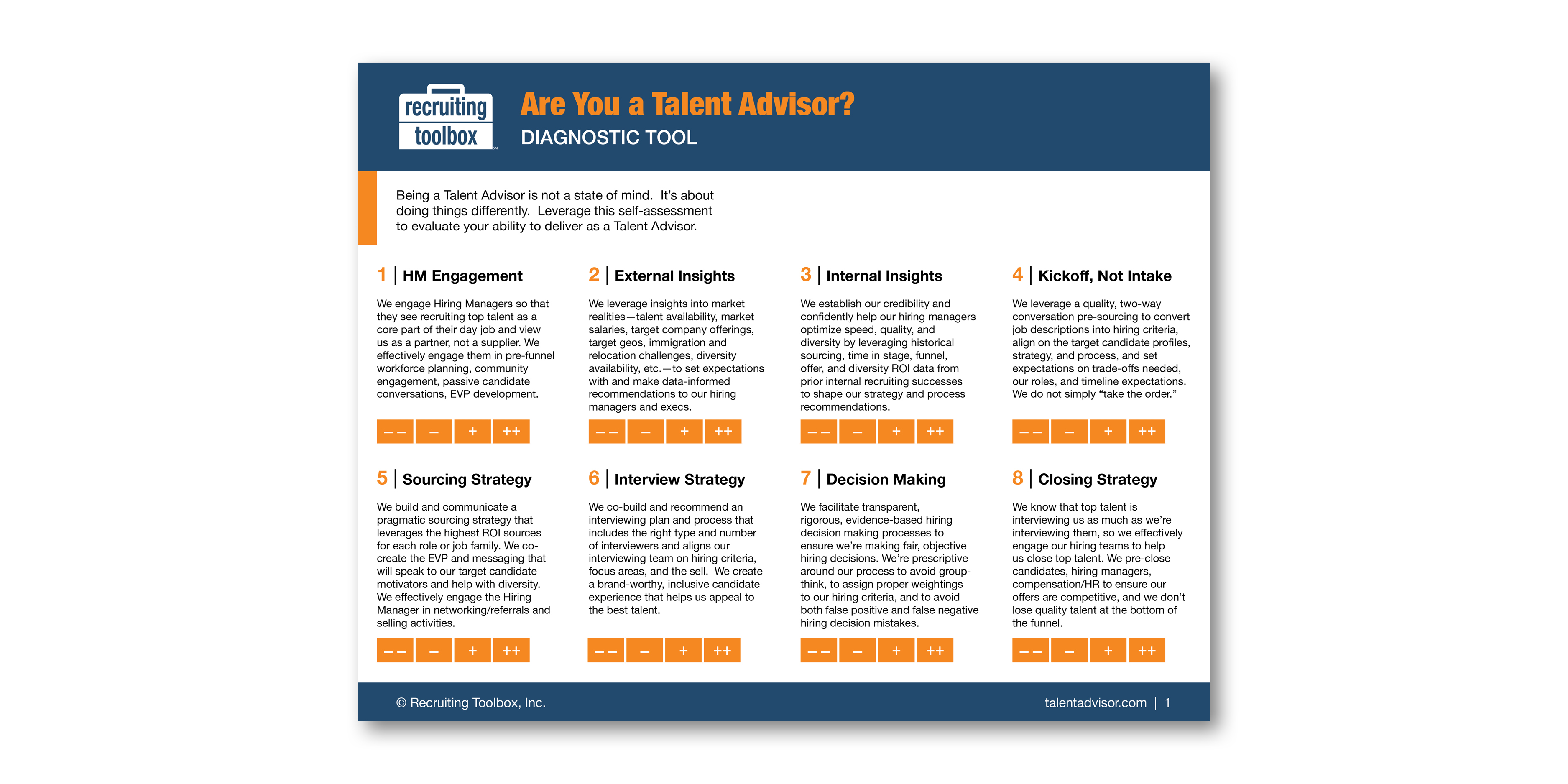 Am I operating as a talent advisor?